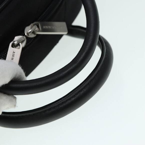 Burberry Hand Bag Nylon Black Silver - Picture 8 of 16